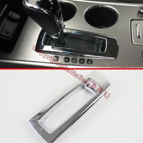ABS Pearl Chrome Interior Gearshift Shift Gear Panel Frame Cover Trim Bezel Car-Styling Molding For Nissan Altima AT 2016 2017