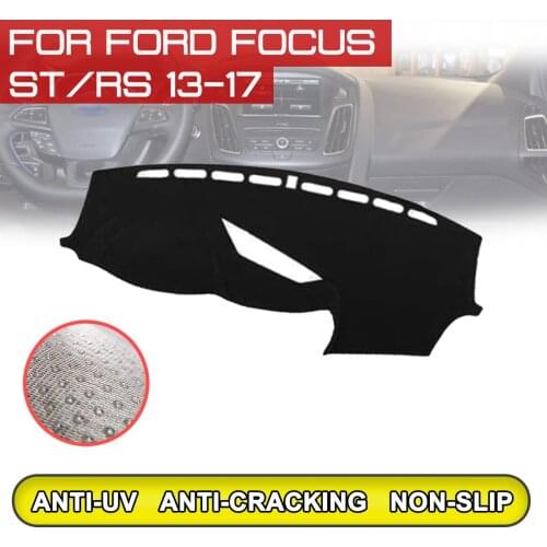 For Ford Focus ST RS 2013 2014 2015 2016 2017 Car Dashboard Mat Anti-dirty Non-slip Dash Cover Mat UV Protection Shade