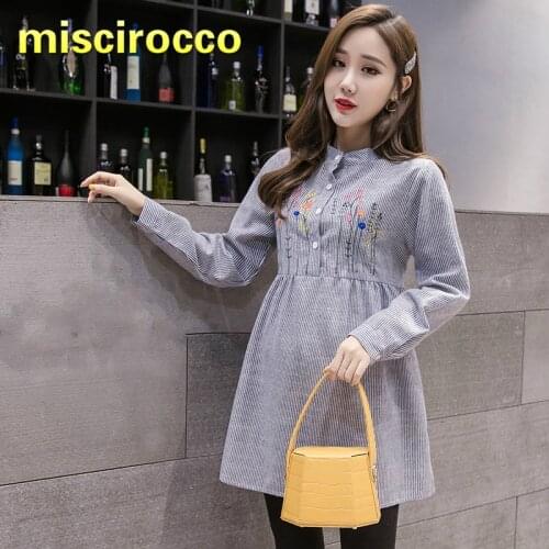 Maternity Clothes Pregnant Womens Spring Shirt Cotton Stripe Shirt Women Clothes Spring Clothes Women Clothing Autumn Top