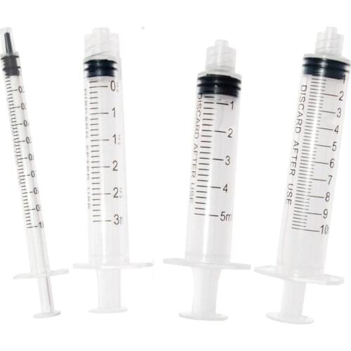 Plastic syringe size 1ml,2.5ml(3ml),5ml,10ml 20ml 30ml 60ml syringe without needles use for industrial injection , Non-sterile