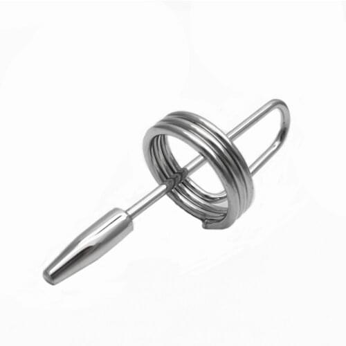 Stainless Steel Penis Plug Metal Catheters Urethral Dilator Urethral Plug Male Masturbator Penis Inserts Sex toys For Men MC059