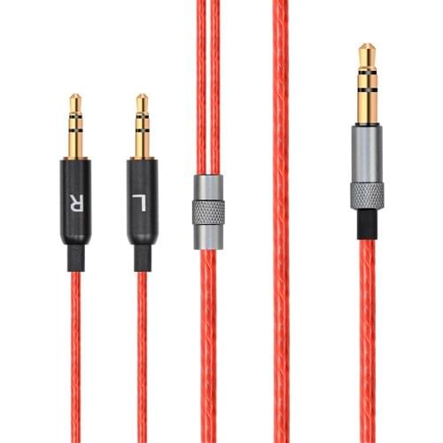 OFC Replacement Stereo Audio Cable Extension Cord for Sol Republic Master Tracks HD HD2 V8 V10 V12 MFI X3 Ultra XC Headphones