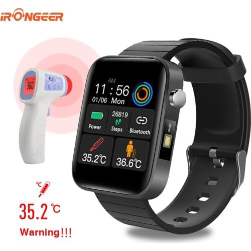 T68 Bluetooth smart watch men women pedometer sport bracelet fitness monitor body temperature ECG PPG smartwatch android 2021