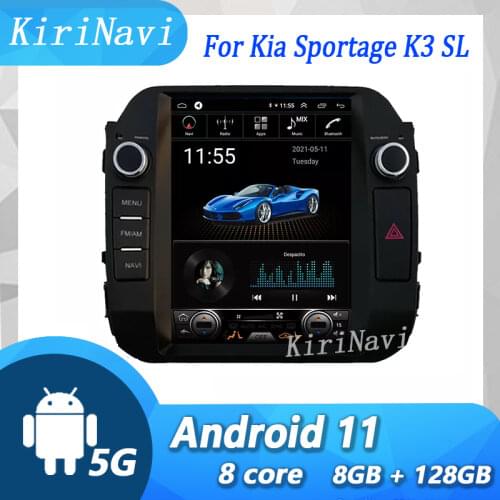 KiriNavi Vertical Screen Tesla 10.4" Android 10 Car Multimedia Player For Kia Sportage K3 Auto Radio Automotivo 4G Stereo 2010