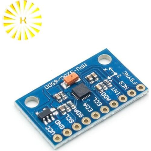 1Set SPI IIC/I2C GY-9250 MPU 9250 MPU-9250 9-Axis Attitude +Gyro+Accelerator+Magnetometer Sensor Board Module MPU9250 3-5V
