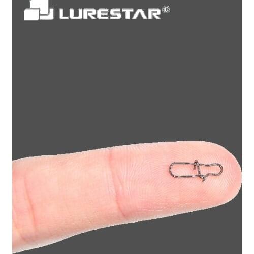 10pcs/lot 9mm/10mm Tiny Fishing Lure Snap Pin Small Fishing Line Connectors Rings Snap