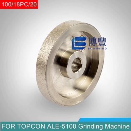 100/18PC/20 Resin lens PC Rough Diamond grinding wheels for TOPCON-ALE-5100-SG Auto eyeglass grinding machine,lens edger