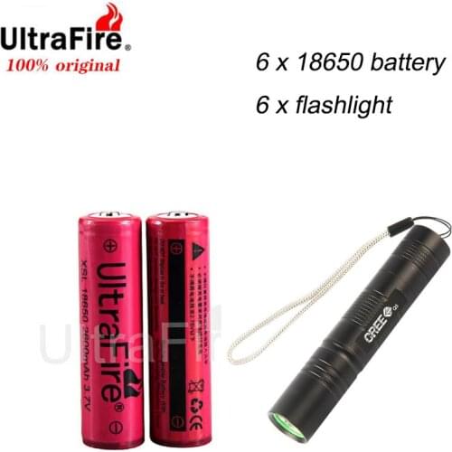 100% 18650 bateria original 2600 mAh 3.7 V bateria de litio para XSL18650b 3400 mAh 3.7 V bateria de linterna.USB Night Light