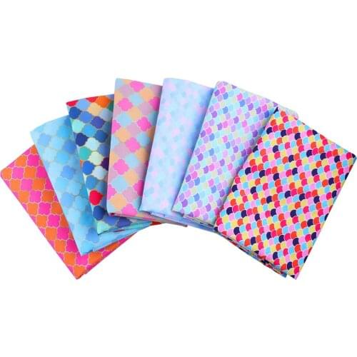 50*140CM Scales Polyester cotton Fabric Patchwor Printed for Tissue Kids Home Textile for Sewing Doll Dress Curtain sewing