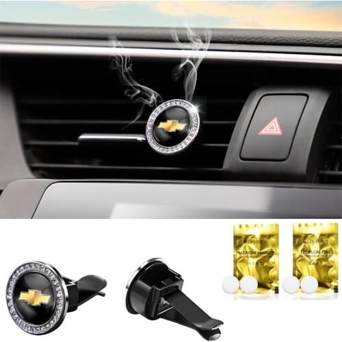 Refillable Car Air Freshener Perfume Diffuser Vent Clip Auto Interior Accessories For Chevrolet Cruze Captiva Trax Malibu Tahoe