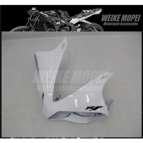 White Front Upper Fairing Headlight Cowl Nose Panlel Fit For YAMAHA YZF1000 07 08 R1 2007 2008