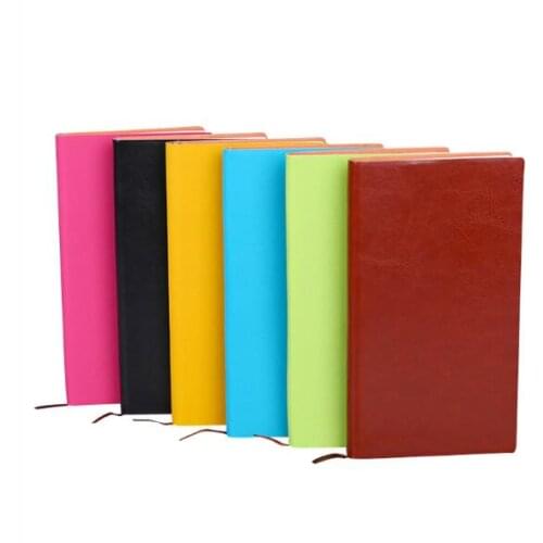 100 sheets A5 A6 PU Leather Cover Business Spiral Notebook Journals Meeting Masker Notebooks Office Stationery