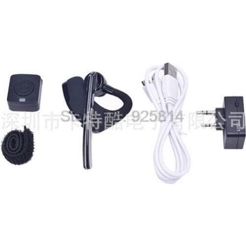 50pcs/lot Walkie talkie Handsfree Bluetooth PTT earpiece wireless headset For BaoFeng UV-82 UV-5R Radio Moto Bike headsets