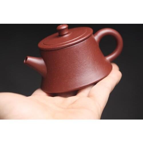 Purple clay column development under the ball hole large opening small time teapot pot is small yixing tea tea tea pot
