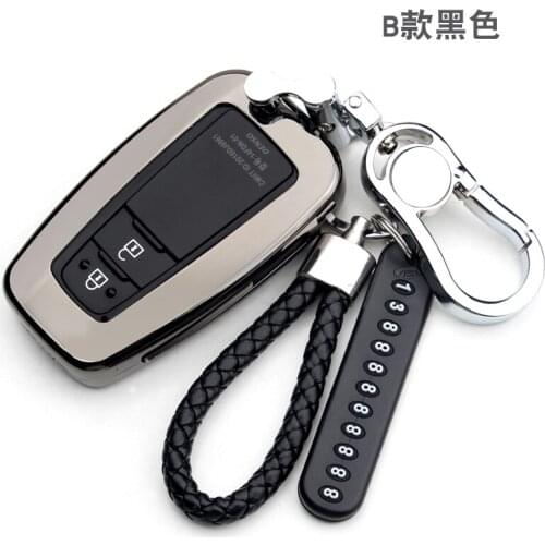Car Key Cover For Toyota Camry Prado 2017 2018 CHR Prius Corolla RAV 4 Remote Key Shell Case Styling Hot Free Shipping