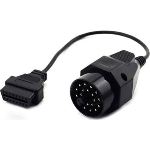 20 Pin to 16 Pin OBD2 OBDII Diagnostic Scanner Adapter Connector Cable for BMW