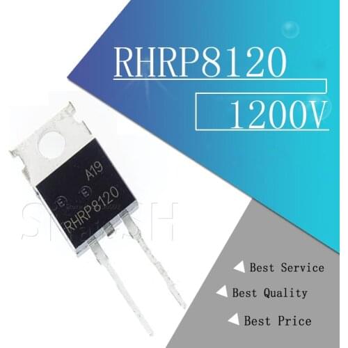 10pcs/lot RHRP8120 / RFRP8120 1200V / 8A fast recovery diode rectifier new original