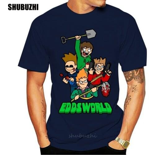 Eddsworld T Shirt Short Sleeve T-shirt Men Hipster Kpop Cotton Big Size Funny T Shirts fashion t-shirt men cotton brand teeshirt