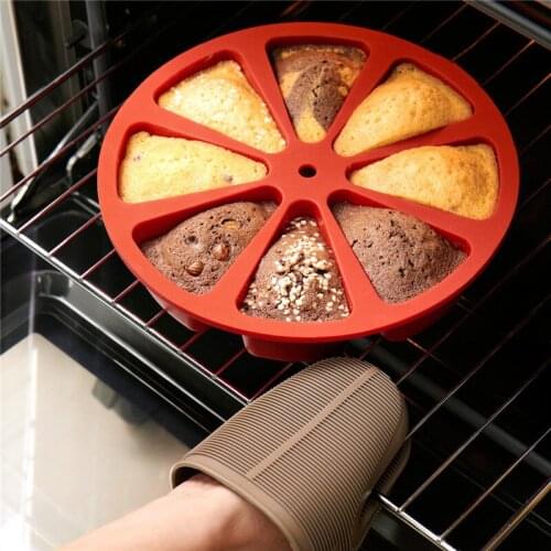 Wonderlife Bakeware Molds Cake Pan Silicone Cake Mold Pudding Triangle Cakes Mould Muffin Baking Tools Fondant Cake Molds