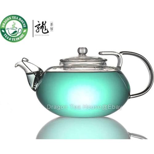 Chinese Clear Glass Non-slip-lid Teapot 360ml FH-245