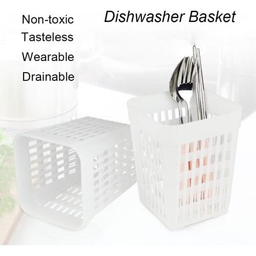 Dishwasher Cutlery Basket Spoon Fork Chopsticks Knife Storage Basket Plastic Cutlery Holder Kitchen Accessories Tools Organizer