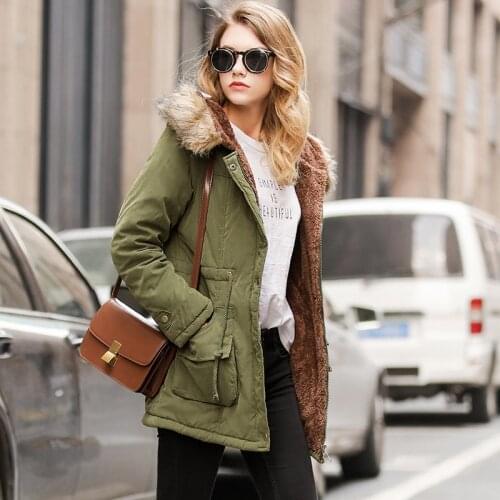 Women jacket New Parkas Female Women Winter Hooded Coat Thickening Cotton Winter Jacket Womens Warm Parkas for Women Winter
