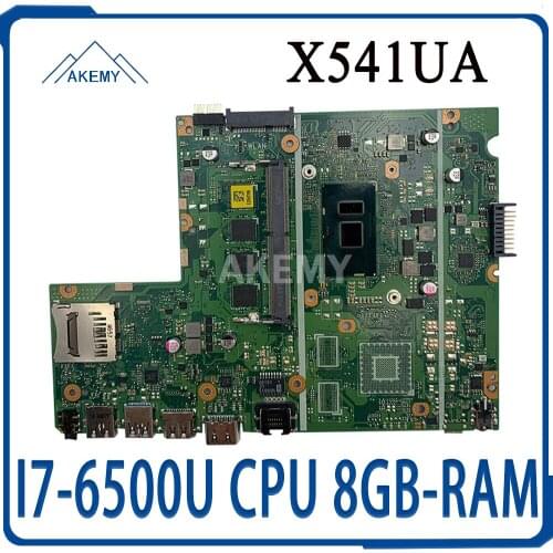 Laptop motherboard For Asus X541U X541UVK X541UAK X541UA X541UV X541UJ mainboard Test OK w/ I7-6500U CPU 8GB-RAM