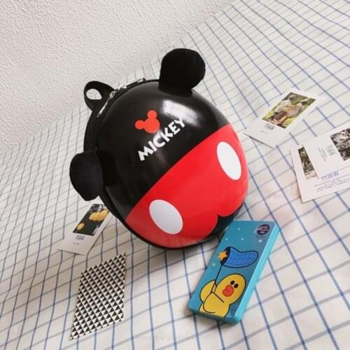 Disney Fashion Cute Cartoon Mickey Backpack Simple and Comfortable Strap Leisure Large-capacity Childrens School Bag