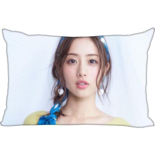 35x45cm Pillowcase Satomi Ishihara Rectangle Silk Pillowcases Bed Home Living Room Pillow Covers One Side Custom gift