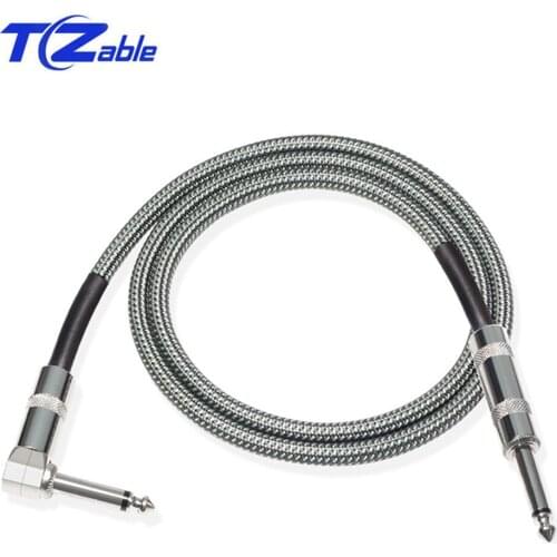 6.35MM To 6.35MM Plug Male To Male Video Connection Converter Stereo Line Drop Frequency Electric Guitar Speaker Accessories