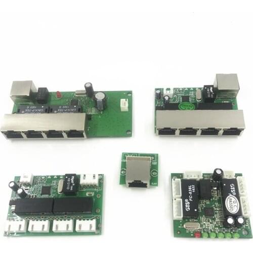 5 port ethernet switch board for ethernet switch module 10/100mbps 5 port PCBA board OEM Motherboard asic miner lan hub