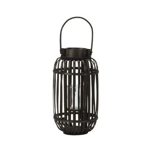 Tmall Home Design Rattan Basket Candle Holder Dark Coffee-808017