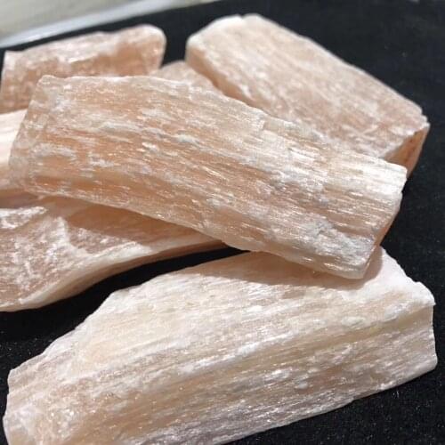 100-500g Natural Raw Yellow Gypsum Stones And Minerals Selenite Healing Chakra Gifts Crystal Specimens For Home Decoration
