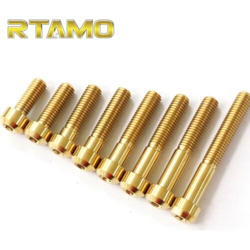 Titanium Bolts M6X45/50/60/65/70//80/90 Torx Head Cap Stigma Screws for Car,Bicycle and Motorcycle Parts