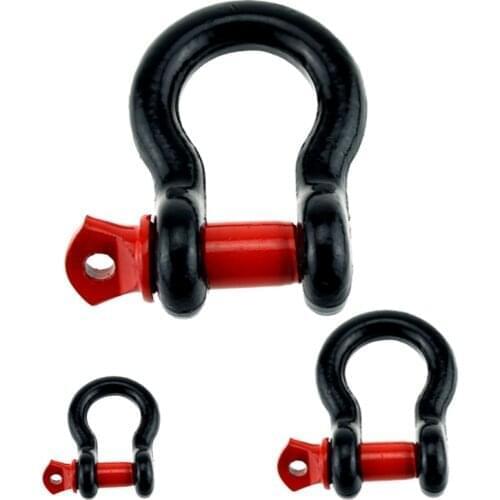 Car trailer rope u-shaped hook high strength trailer hook self-driving off-road trailer with shackle traction hook supplies