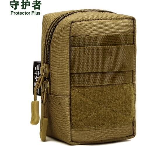 Military Molle EDC Pouch Protector Plus A009 Outdoor Sports Bag Camouflage Nylon Tactical Belt Pouch 4.7" Mobile Pack