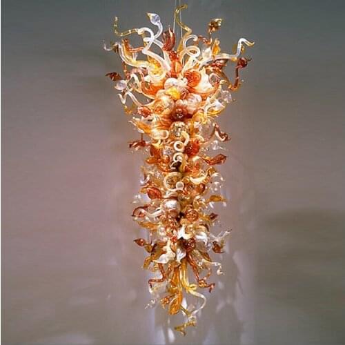 Superior Quality Italian Newest Hot Sale New Arrival Warranty Colorful Hot Sale Hand Blown Glass Chandelier for Hotel Home