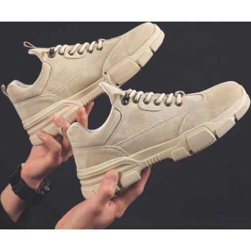 2021 Autumn New Mens Shoes Wild British Style Tooling Casual Sports Shoes Trend Outdoor Running Shoes Zapatos De Hombre Sneaker