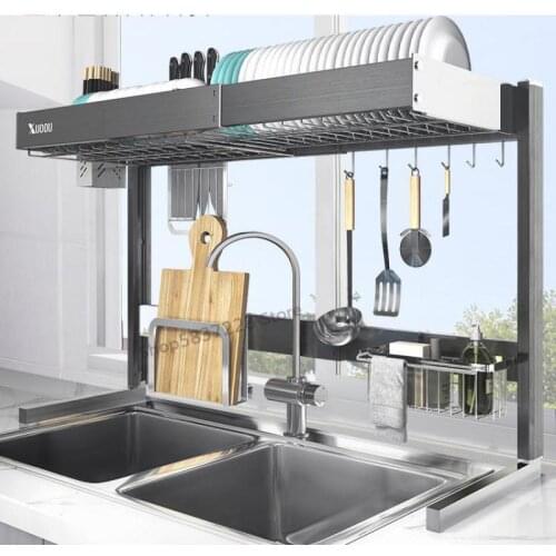 304 stainless steel kitchen sink rack dish rack tableware chopsticks drain rack dish rack knife rack pool storage rack