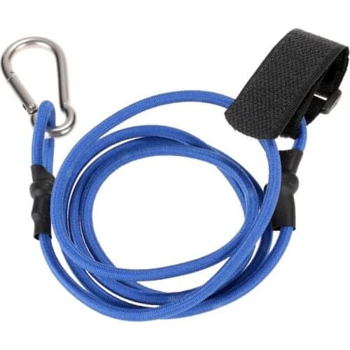 4mm Thick 103cm Long Kayak Safety Rod Leash Fishing Rod / Paddle Leash Survival Paracord Bungee Cord