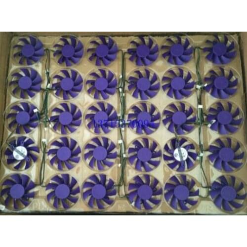 8015 diameter 75MM hole 42MMPLA08015S12HH 12V 0.35A 4-wire PWM heat dissipation silent graphics card fan