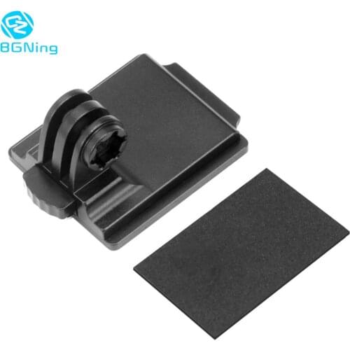 BGNing Aluminum Fixed Mount Helmet for GOPRO Max 9 8 7 6 5 EKEN for Insta360 ONE R for Osmo Action Camera Helmet Fixed Adapter