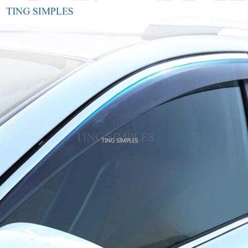 For Jeep Grand Cherokee 2011-2020 Window Sun Rain Visors Vent Shade Deflector Guard Weather Shield Car accessories car styling