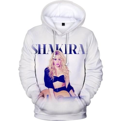 Shakira Hoodie 3D Women/Men New Fashion Long Sleeve Popular Hoodies Sweatshirts Mens Casual Streetwear Shakira Hooded Clothes