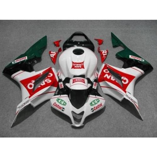 Motorcycle Fairing kit for HONDA CBR600RR F5 07 08 CBR 600RR 2007 2008 cbr600rr ABS TOP white black Fairings set+7gifts HG40