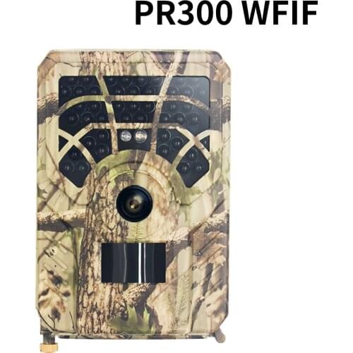 PR300 WIFI 1080P 24MP Trail Camera Hunting Camera with 0.2s Trigger Time, 850nm Infrared Flash Technology Hunting Scouting Cam