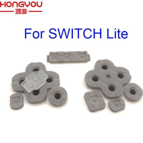 Elastic Key Button Volume Power Left Right Button Rubber Pad for Nintend Switch NS Lite Game Console Repair Parts