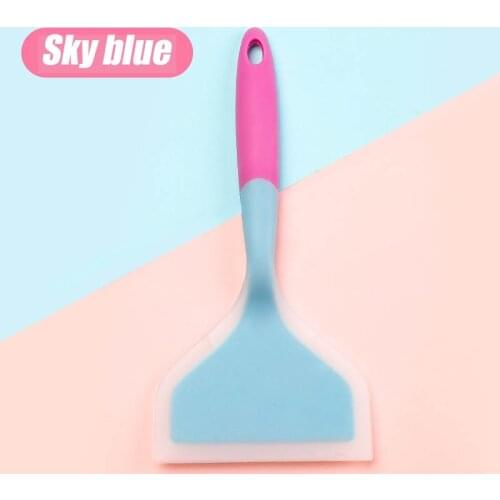 Silicone Nylonfish Spatulas Beef Meat Egg Kitchen Scraper Wide Pizza Shovel Non-stick Turners Food Lifters Home Cooking Utensils