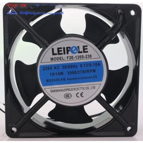 F2E-120S-230 Original Leip Electric AC220V12038 Axial Flow Cooling Fan 4 inch Cabinet Fan
