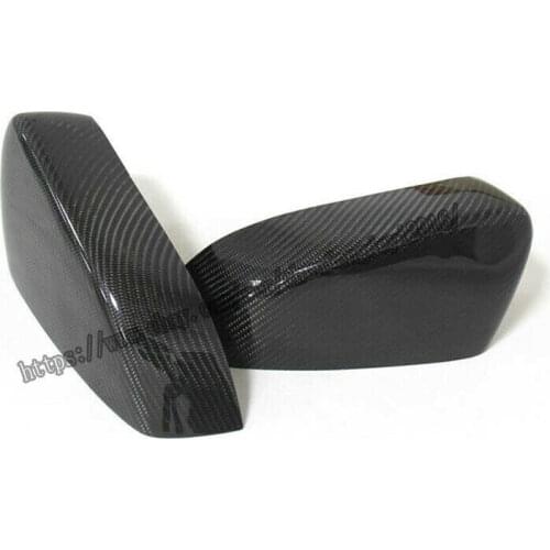 For Ford Mustang 2008-2013 Real carbon fiber Side Rearview Mirror Cover Trim 2PCS